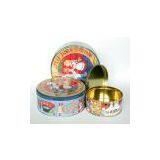 China (Mainland) CHRISTMAS GIFT ROUND CAN, TIN BOX thumbnail-1