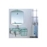 Sell SClear Glass Vessel Sink and Bathroom Vanity