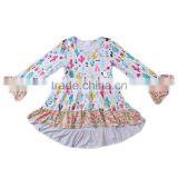 2017 Baby Girls Fall Aand Winter Cheap Boutique Wholesale Long Sleeve Fall Dress thumbnail-2