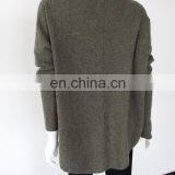 100%Cashmere Deep Vee Neck Pullover Knit Ladies Sweater thumbnail-6