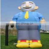 Inflatable Old Man(Inflatable Toy) Red and Yellow inflatable super man standing gingerbread man christmas