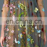 2017 Popular Fashion Embroidery Flower Dress Making Lace Fabric HX-014 thumbnail-3