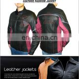 women leather jackets, high quality faux leather bias zippers fashion women leather jacket
