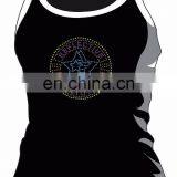 Reflective Stars Custom Iron on Rhinestone Appliques for T-shirts thumbnail-2