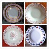 Ceramics Porcelain Turkey Soup Deep Plate,black Flower Printed Dish Plate,custom Printed Ceramic Plate thumbnail-3