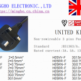UK、SASO、PSB Non-Rewirecable Fused Plug