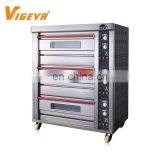 3 Deck 6 Tray Commercial Electric Bread Pizza Industrial Baking Oven For Bakery thumbnail-6
