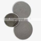 Porous 304 316L 0.2 1 5 10 20 100 Micron Sintered Stainless Steel Wire Mesh Filter Disc thumbnail-2