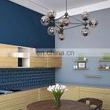 Industrial Style Kitchen Black and Brown Glass Colours Led Large Pendant Light thumbnail-5