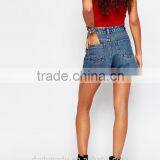 New Arrival High Waisted Blue Hot Short Sexy Tight Jeans Pants thumbnail-2