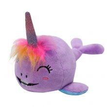 Double Sided Doll Flipped Whale Doll Reversible Flip Narwhal Whale Mood Plushy Stuffed Toy For Kids Gifts thumbnail-1