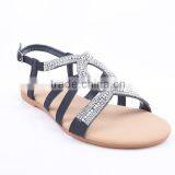 Rhinestone Decoration Upper China Import Wholesale Fancy Flat Sandals Women thumbnail-2
