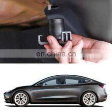 Black Car Cargo Rear Trunk Bag Hook Holder Hanger For Tesla Model 3 2017-2019 thumbnail-1