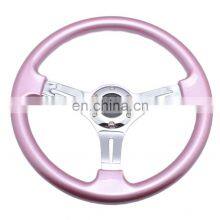 Racing Car Drift Steering Wheel Black, JDM Racing Steering Wheel thumbnail-4