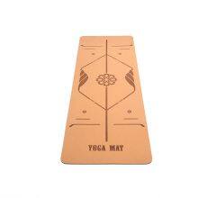 Thick Pu Rubber Yoga Mat With Alignment Line For Women thumbnail-4
