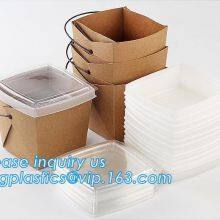 Fast Food DelivFood Grade Flat Collapsible Kids Plastic Foldable Silicone Plastic Food Storage Container Bento Lunch Box thumbnail-5