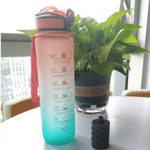 Color Capacity Plastic Portable Water Bottle thumbnail-2