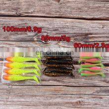 JOHNCOO 2021 Hot Sale 8cm Paddle Tail TPE Material Soft Bait Minnowz Fishing Lures thumbnail-3