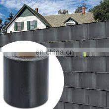 Customized PVC Zaun Sichtschutz Streifen Vertical Pvc Strip Screen Fence Germany Market thumbnail-5