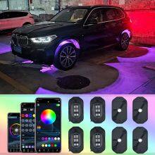 Led Strip Car Light RGB Led Strip Light Kit IP65 WS2811 252LED 12V Glow Strip Car thumbnail-2