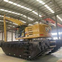 High Efficiency Pontoon Excavator Dredging Machinery Swamp Mud for Marsh and Wetland thumbnail-5