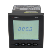 Acrel AMC72L-DV LCD Display DC Programmable Voltmeter Primary Voltage 300V Embedded Installation 0.5 Class Accuracy