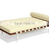 1.82m Bedroom Furniture Barcelona Day Bed Leather Bed