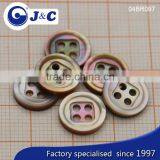 J&C Brown MOP Shell Buttons,pearl Shell Buttons for Fashion Shirt.BR097, BR098