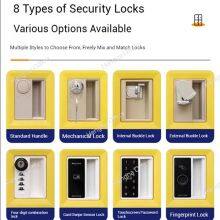 Eco-friendly Office Plastic Lockers for Coworking Space, Modern Modular Personal Storage, Formaldehyde-free, Custom Colors & DIY Combination thumbnail-4