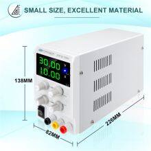 DC Power Supply Adjustable 0-30V 0-10A 4-Digital High Precision DC Power Supply Regulated for Lab Teaching, DIY and Electronic Repair thumbnail-5
