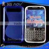 S line tpu gel cell phone cover for Blackberry Q20 Classic Non Camera
