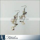 Charming Rice Shape Freshwater Pearl Earring Design thumbnail-2