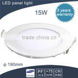 Green Power Led Lamps Round Led Drop Ceiling Light Panel 5 Years Warranty