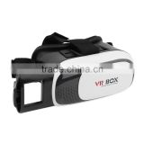 High Quality VR Box 3D Glasses Virtual Reality VR Box 2.0, ABS Plastic VR Box for Apple IOS, Android 4.0