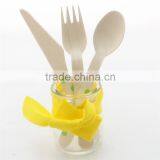 Colorful Mimi Wooden Flatware/Wooden Fork and Spoon/mini Wooden Spoon For Deaaert thumbnail-1