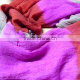 Fashionable Polyester Voile Dyeing Long Scarf thumbnail-2