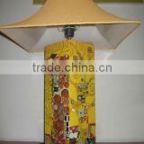 Lacquer lamp stand