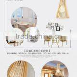 Modern Vintage Fancy Style Wood Pendant Lamp Lighting JK-8005B-03 Wooden LED Pendant Light thumbnail-3