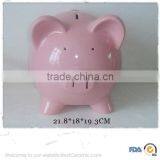 Wholesale Cheap Funny Gift Ceramic Football Piggy Bank thumbnail-3