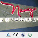 Vinyl Film Apply Side Outdoor Waterproof Mini Embossing Acrylic Led Letter Sign thumbnail-3