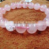 My Girl Friend Gift Lucky Precious Gemstone Bracelet Love Expressive Gift Rose Quartz Bracelet thumbnail-4