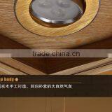 New Design Honeycomb Wooden Ceiling Lamp With LED Lighting thumbnail-3