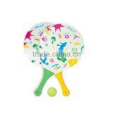 Classic Wooden Beach Ball Racket Play Game Set thumbnail-2