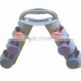 Teenloon Lastest Vinyl Dipping Dumbbell Set With Plastic Stand thumbnail-1