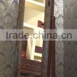 Jewelry cabinet with full length mirror