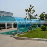 Car shed with high quality/aluminium carport design with polycarbonate pc sheet roof-AR face to face model