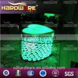 New Model Led Bar Table,glass Round Led Light up Wedding Table