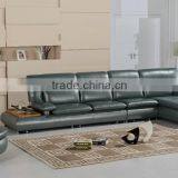 Modern Cow Leather Home Used Black High Quality Promotion Living Room Furniture AL706-1 Quality Choice thumbnail-2