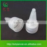 Hair Care Plastic Bottle Twist off Cap , Plastic Lid