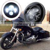 LED Headlight Fits Harley Chopper Motorcycles - 7 Inch Round Projector LED Headlights Quality Choice thumbnail-1
